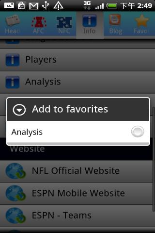 National Football News Center Android Sports