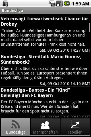 Bundesliga Android Sports