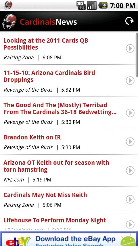 Cardinals News (NFL) Android Sports