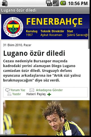 Haberci: Fenerbahçe Haber Android Sports