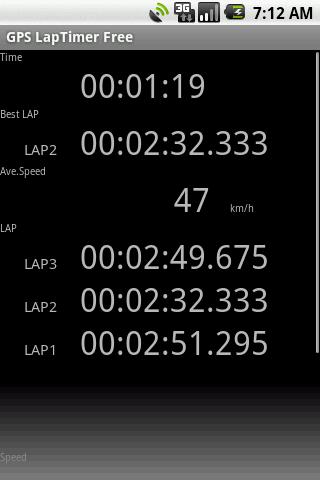 GPS LapTimer Lite Android Sports