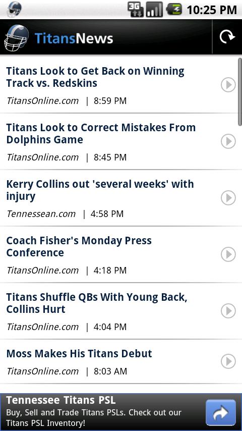 Titans News Android Sports