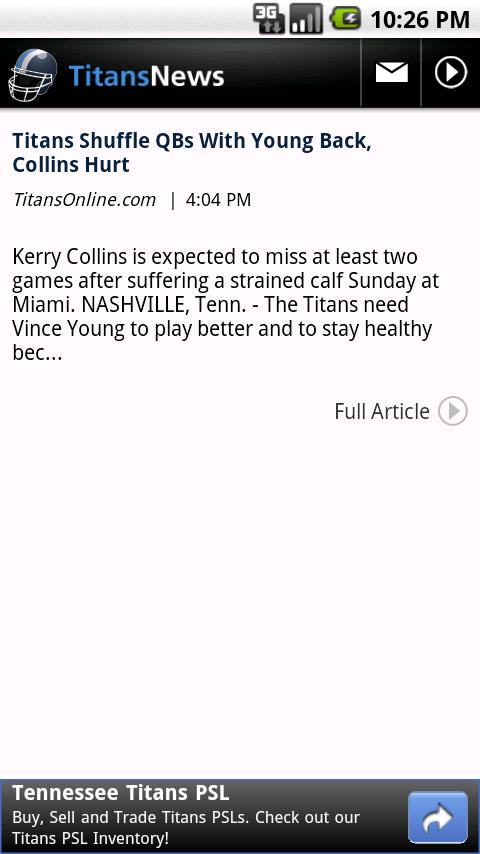 Titans News Android Sports