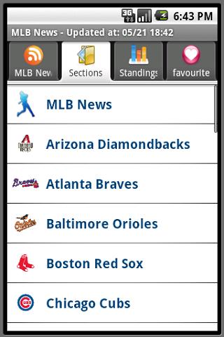 Major League Baseball News Android Sports