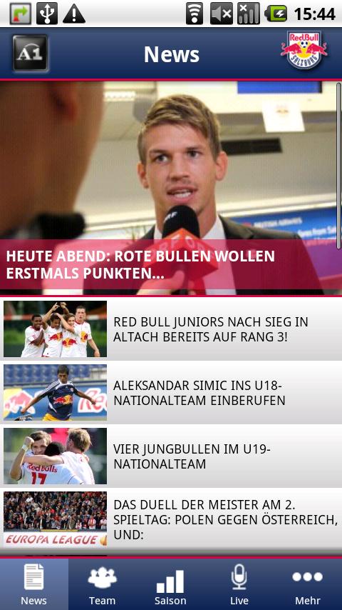 FC Red Bull Salzburg Android Sports