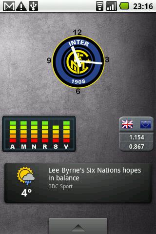 Inter Milan Clock Android Sports