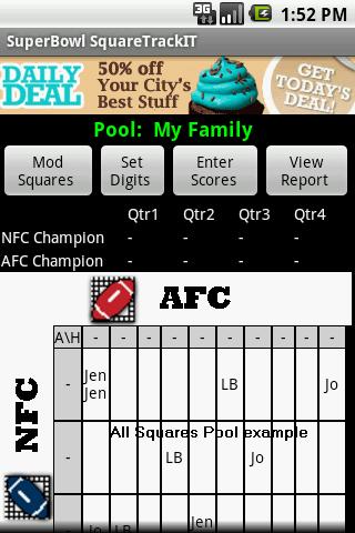 SuperBowl LXV SquareTrackIT Android Sports