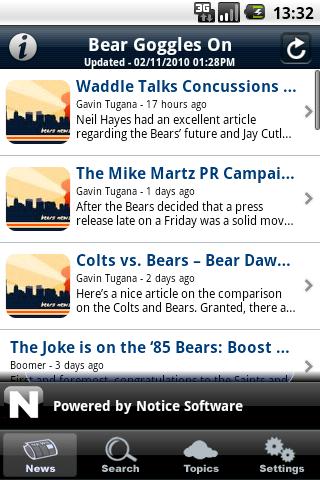 Bear Goggles On Android Sports