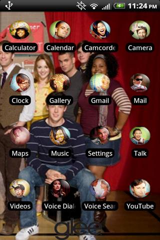Glee Buttons Theme Android Themes