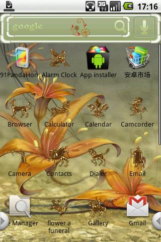 flower a funeral Android Themes