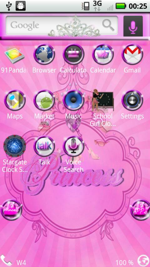 Princess Theme Android Themes