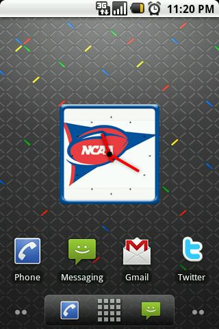 NCAA Football Clock Widget Android Themes