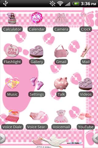 It’s a Girl Theme Android Themes