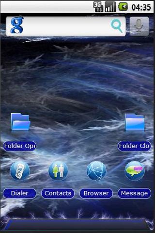 Winter Digital Frost Android Themes