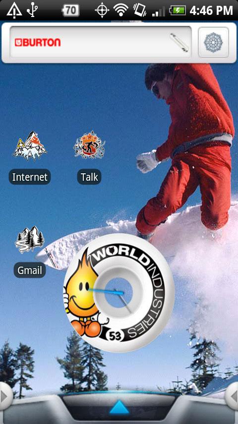Extreme Snowboarding Android Themes