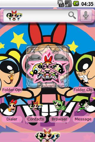 Theme: Powerpuff Girls Android Themes