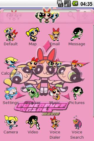 Theme: Powerpuff Girls Android Themes