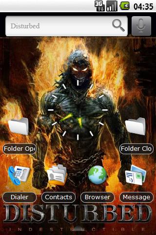 Disturbed Android Themes