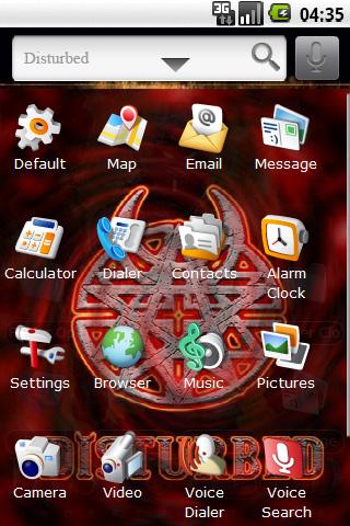 Disturbed Android Themes