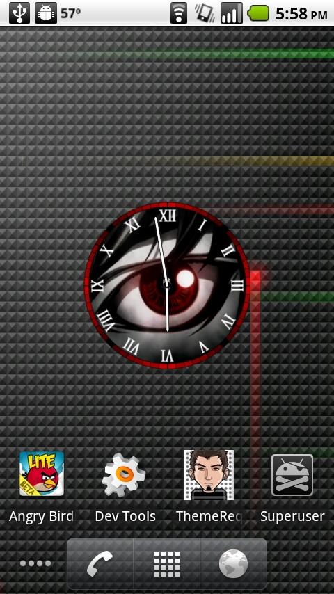 Death Note Clock Android Themes
