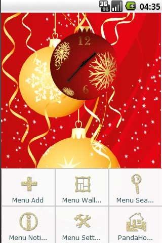 Christmas Baubles Android Themes