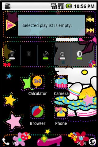Open Home Skin Hello Kitty II Android Themes