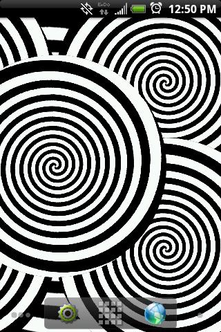 Hypnotic Spiral Live Wallpaper