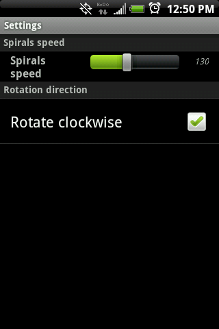 Hypnotic Spiral Live Wallpaper Android Themes
