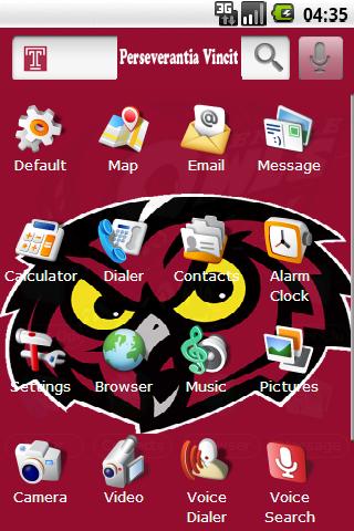 Temple University Android Themes