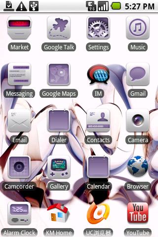 Glass art Android Themes