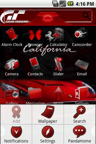 Livehome Theme:Gran Turismo Android Themes