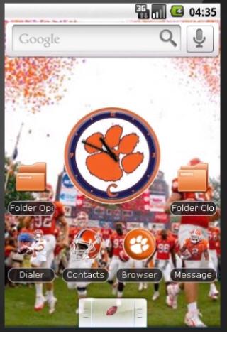 Clemson Football Theme 2010 Android Themes