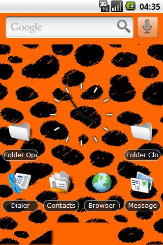 Dalmatian Orange Android Themes