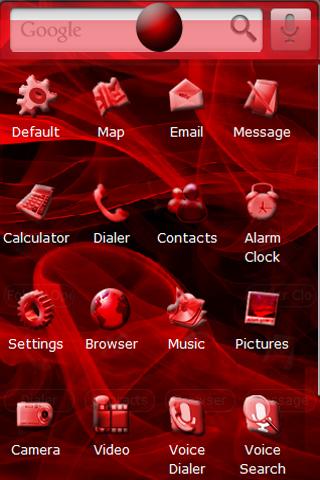 Nothing But Red Theme Android Themes