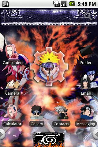 HD Theme:Naruto Android Themes