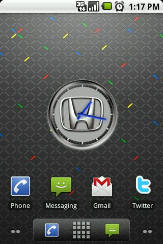 Honda Clock Widget Android Themes