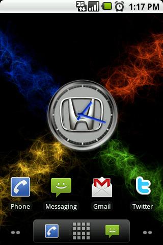 Honda Clock Widget Android Themes