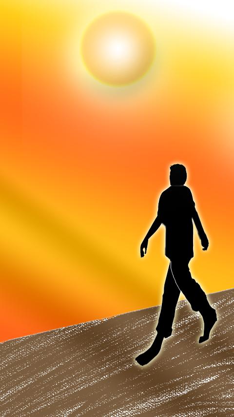 Walking Day & Night Wallpaper Android Themes