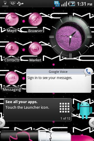MAC Makeup Theme Android Themes