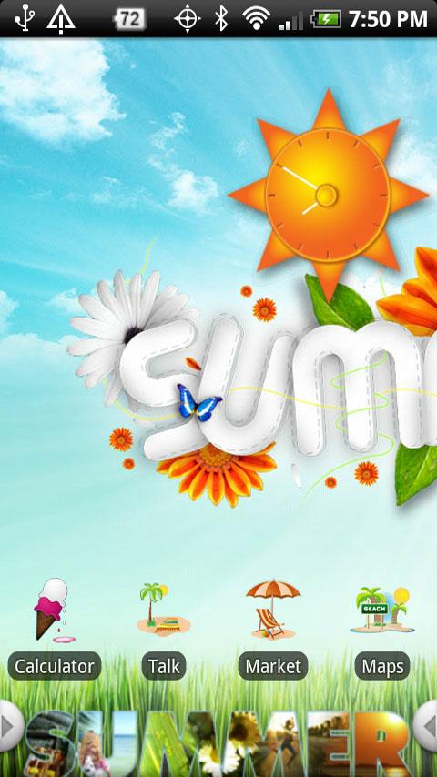 Summer Android Themes