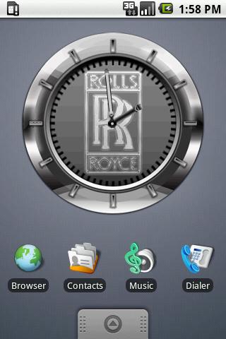ROLLS ROYCE CLOCK Android Themes