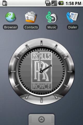 ROLLS ROYCE CLOCK Android Themes