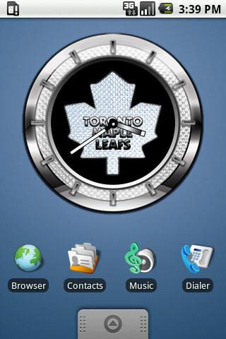 CLOCK MAPLE LEAFS Android Themes