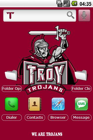 Troy University w/iPhone icons
