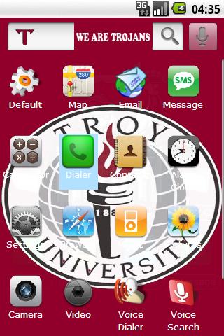 Troy University w/iPhone icons Android Themes