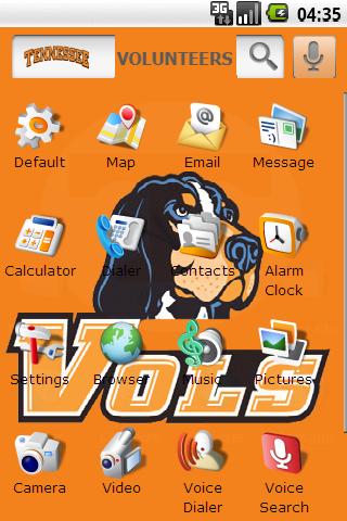 University of Tennessee Android Themes