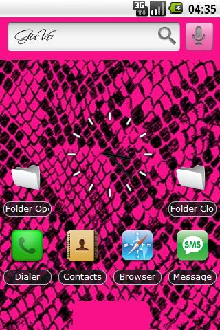 iSnake Pink Android Themes
