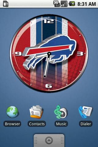 Buffalo Bills Clock