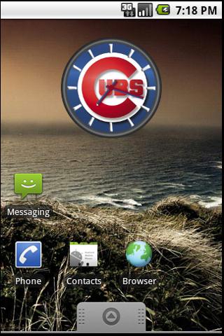Cubs Logo Widget Clock Android Themes