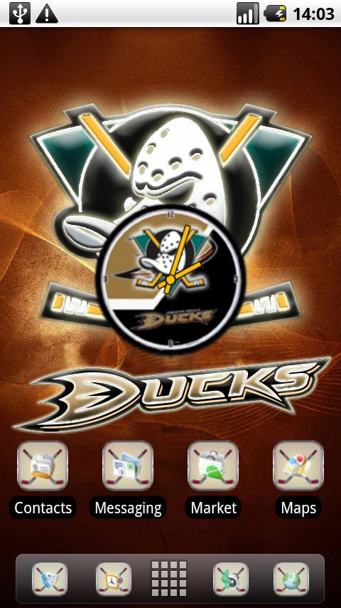 HD Theme: ANAHEIM DUCKS Android Themes